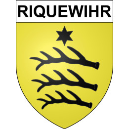 Riquewihr 68 ville sticker blason écusson autocollant adhésif