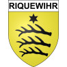 Riquewihr 68 ville sticker blason écusson autocollant adhésif