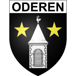 Pegatinas escudo de armas de Roderen adhesivo de la etiqueta engomada