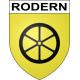Rodern 68 ville sticker blason écusson autocollant adhésif