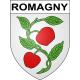 Romagny 68 ville sticker blason écusson autocollant adhésif