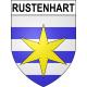 Rustenhart 68 ville sticker blason écusson autocollant adhésif