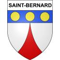 Pegatinas escudo de armas de Saint-Bernard adhesivo de la etiqueta engomada