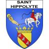 Saint-Hippolyte 68 ville sticker blason écusson autocollant adhésif