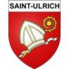 Pegatinas escudo de armas de Saint-Ulrich adhesivo de la etiqueta engomada