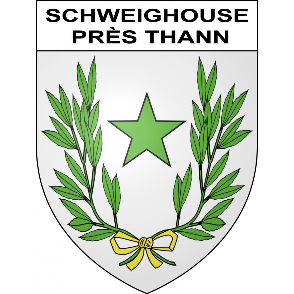 Stickers coat of arms Schweighouse près Thann adhesive sticker