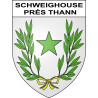 Schweighouse près Thann 68 ville sticker blason écusson autocollant adhésif