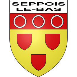 Stickers coat of arms Seppois-le-Bas adhesive sticker
