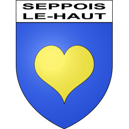 Seppois-le-Haut 68 ville sticker blason écusson autocollant adhésif