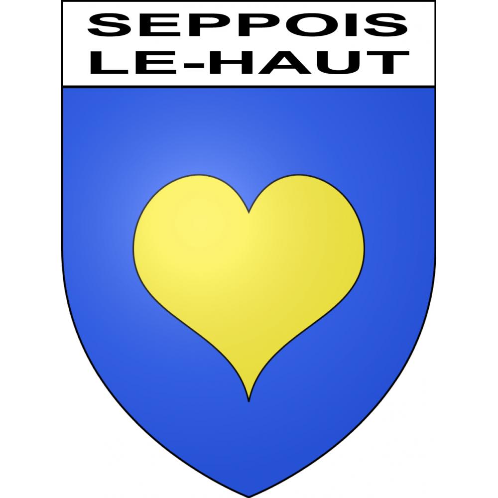 Seppois-le-Haut Sticker wappen, gelsenkirchen, augsburg, klebender aufkleber