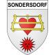 Stickers coat of arms Sondersdorf adhesive sticker