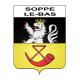 Soppe-le-Bas Sticker wappen, gelsenkirchen, augsburg, klebender aufkleber
