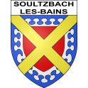 Stickers coat of arms Soultzbach-les-Bains adhesive sticker