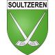 Soultzeren 68 ville sticker blason écusson autocollant adhésif