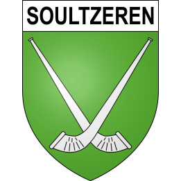 Soultzeren 68 ville sticker blason écusson autocollant adhésif