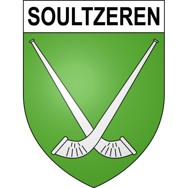 Soultzeren 68 ville sticker blason écusson autocollant adhésif