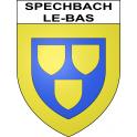Stickers coat of arms Spechbach-le-Bas adhesive sticker