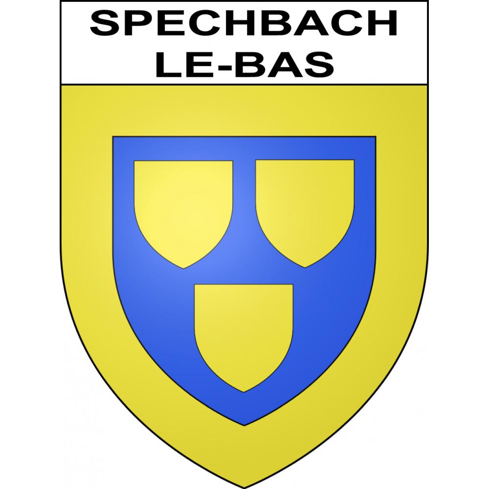 Stickers coat of arms Spechbach-le-Bas adhesive sticker