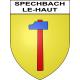 Stickers coat of arms Spechbach-le-Haut adhesive sticker