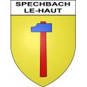 Stickers coat of arms Spechbach-le-Haut adhesive sticker