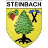 Pegatinas escudo de armas de Steinbach adhesivo de la etiqueta engomada