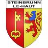 Steinbrunn-le-Haut 68 ville sticker blason écusson autocollant adhésif