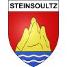 Steinsoultz Sticker wappen, gelsenkirchen, augsburg, klebender aufkleber