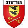 Stetten Sticker wappen, gelsenkirchen, augsburg, klebender aufkleber