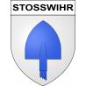 Stosswihr 68 ville sticker blason écusson autocollant adhésif
