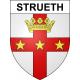 Strueth Sticker wappen, gelsenkirchen, augsburg, klebender aufkleber