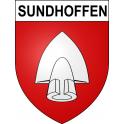 Sundhoffen 68 ville sticker blason écusson autocollant adhésif