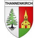Pegatinas escudo de armas de Thannenkirch adhesivo de la etiqueta engomada