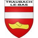 Traubach-le-Bas 68 ville sticker blason écusson autocollant adhésif