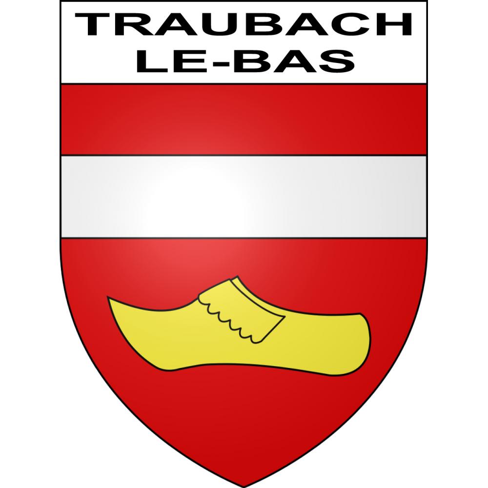 Traubach-le-Bas 68 ville sticker blason écusson autocollant adhésif