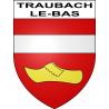 Traubach-le-Bas Sticker wappen, gelsenkirchen, augsburg, klebender aufkleber