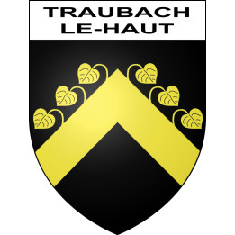 Traubach-le-Haut 68 ville sticker blason écusson autocollant adhésif