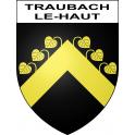 Stickers coat of arms Traubach-le-Haut adhesive sticker