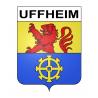 Stickers coat of arms Uffheim adhesive sticker