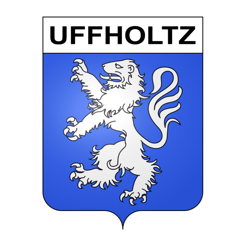 Uffholtz 68 ville sticker blason écusson autocollant adhésif