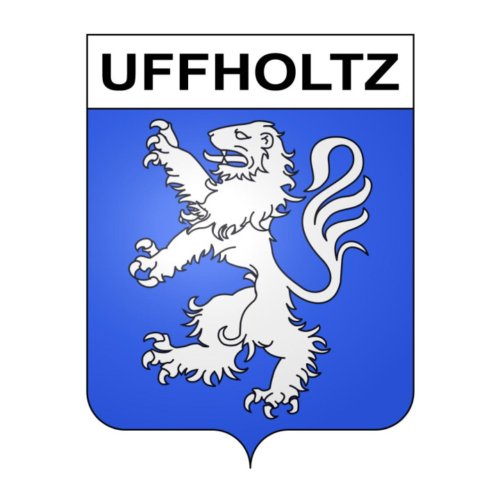 Uffholtz Sticker wappen, gelsenkirchen, augsburg, klebender aufkleber