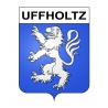 Uffholtz Sticker wappen, gelsenkirchen, augsburg, klebender aufkleber