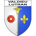 Stickers coat of arms Valdieu-Lutran adhesive sticker