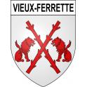Stickers coat of arms Vieux-Ferrette adhesive sticker