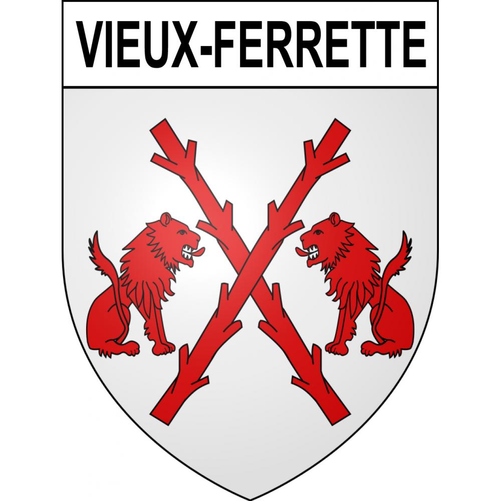 Stickers coat of arms Vieux-Ferrette adhesive sticker