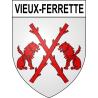 Vieux-Ferrette 68 ville sticker blason écusson autocollant adhésif