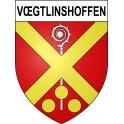 Stickers coat of arms Vœgtlinshoffen adhesive sticker