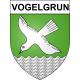Vogelgrun Sticker wappen, gelsenkirchen, augsburg, klebender aufkleber