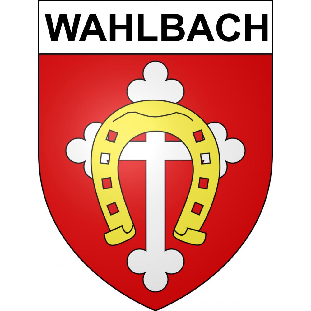 Stickers coat of arms Wahlbach adhesive sticker