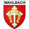 Wahlbach Sticker wappen, gelsenkirchen, augsburg, klebender aufkleber