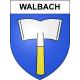 Stickers coat of arms Walbach adhesive sticker